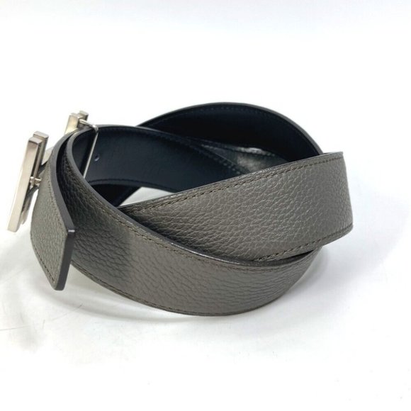 HERMES H belt Ash okare belt Togo gray main image 9
